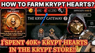 I spend 40000 krypt hearts in krypt store  mk mobile krypt  mk mobile krypt store [upl. by Korfonta]