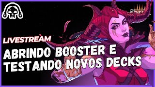 ABRINDO BOOSTER DE MURDERS E TESTANDO DECKS [upl. by Rolando]