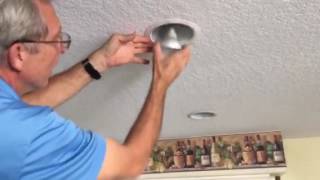 How to Upgrade Existing Recessed Can Light to LED [upl. by Llenhoj]