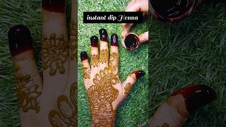 Instant dip hennainstantdiphenna instantmehndi hennatricknewtricktapetrickfingertapetrick [upl. by Anital]