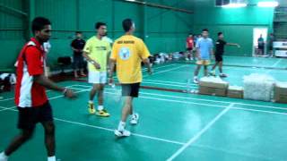 Latihan Badminton Tokai di Nusa Mahsuri [upl. by Yalc]