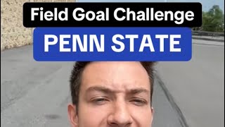 Field goal challenge PENN STATE [upl. by Rosenkrantz]