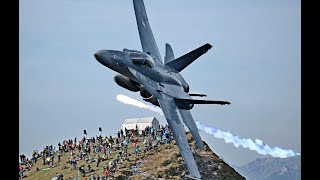 Axalp 2023 High Speed passes popping Flares Ebenfluh Shooting Range [upl. by Zischke129]