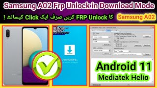 Samsung A02 A022f Frp unlock in 1 click by UMT Pro android 11 Mediatek Helio  2024 [upl. by Gnal]