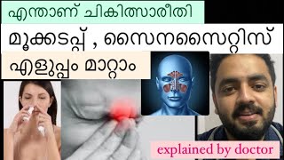 മൂക്കടപ്പും തുമ്മലും easy ആയി മാറ്റാം🤯😤  എന്താണ് കാരണങ്ങൾ nasal congestion SinusitisHOME REMEDY [upl. by Adalia830]