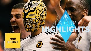 Highlights Watford 32 Wolves  FA Cup  BBC Sport [upl. by Rory863]