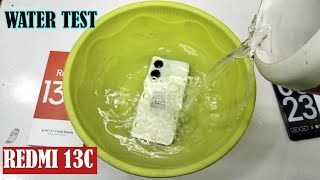 Xiaomi Redmi 13c water test druplity test redmi13cwaterproof mobile [upl. by Isman]