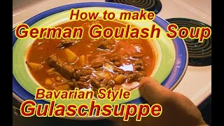 Goulash Soup Recipe [upl. by Jamima]