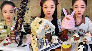 ASMR CHINESE FOOD MUKBANG EATING SHOW  먹방 ASMR 중국먹방  XIAO YU MUKBANG 54 [upl. by Ahsinnor]