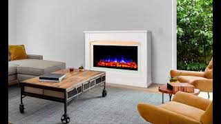 Endeavour Home  Danby Electric Fire Suite Flame Effect [upl. by Colvin551]