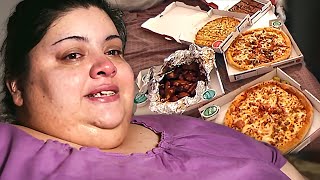 633 Lb Woman Eats Enough To Feed A Family In One Meal [upl. by Yemrej]