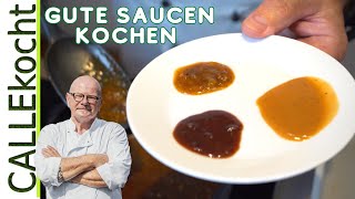 Soße selber machen Sauce kochen wie ein Profi [upl. by Edrei]