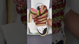 Lanvin Curb Sneaker Graffiti lanvin luxuryshoes luxurysneaker sneakerhead unboxing fyp [upl. by Ymled]