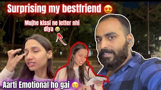 Surprising My Girl Bestfriend 😍  Aarti Emotional Ho Gai 😢  AtrangiArsalaan❤️ [upl. by Adina]