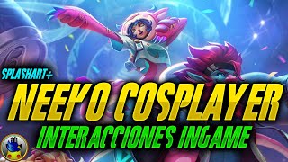 NEEKO ES COSPLAYER CON EL MEJOR ASPECTO DE SU COLECCIÓN Splashart y skin dentro de la grieta [upl. by Clayborne]