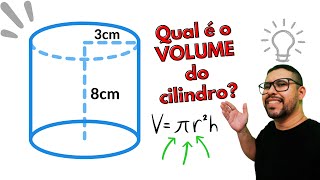 Volume de um Cilindro [upl. by Kienan]