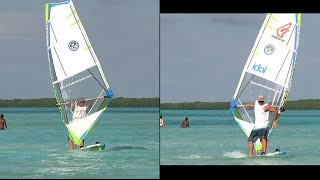 Windsurfing in Light Wind Bonaire 2015 [upl. by Johnson865]