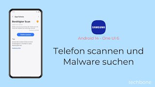 Telefon scannen und Malware suchen  Samsung Android 14  One UI 6 [upl. by Navonoj773]