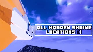 All Warden Shrine Locations 2024  Creatures Of Sonaria [upl. by Ahsinid]