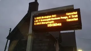 Caersws Railway Station Late Afternoon Jan 2nd 2024 Part 2 Worst Day For Rain amp Flooding [upl. by Skrap]