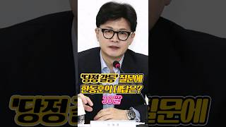 당정 갈등 질문에 한동훈의 대답은  채널A shorts 30짤 [upl. by Eitsim822]