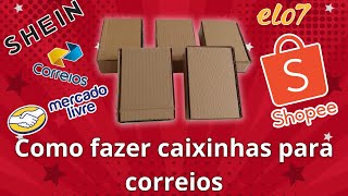 COMO FAZER CAIXINHAS PARA CORREIOS [upl. by Rebbecca]