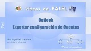 Outlook Exportar cuentas de correo [upl. by Ofori167]