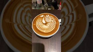 Lattear movie Cutter Swan 😍😱 coffee coffeeart coffeelatteart baristaskill [upl. by Reiser]