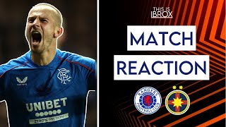 Rangers 40 FCSB  Match Reaction [upl. by Nnagrom]