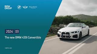 BMW 430i Convertible G23 Facelift  Driving shots amp Interior Footage [upl. by Chadd]