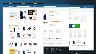 Demo Create Multipage Full Ecommerce Website Design Using React JS  React Tutorial [upl. by Alvie]