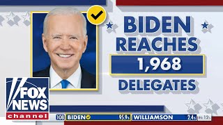 Biden clinches 2024 Democratic presidential nomination [upl. by Atikim]