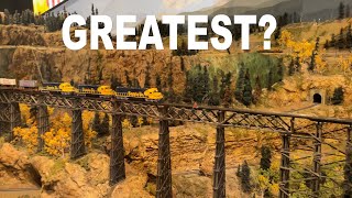 Greatest Model Railroad in The US MASSIVE amp SCENIC [upl. by Pronty]