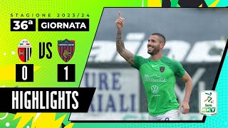 Ascoli vs Cosenza 01  Un’altra vittoria deI Lupi firmata Tutino  HIGHLIGHTS SERIE BKT 2023  2024 [upl. by Asiram]