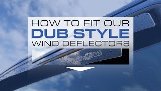 T5T6 Vee Dub Wind Deflectors  Fitting Instructions [upl. by Nordna]