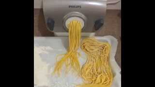 Pumpkin Fettuccine using Philips Avance Noodle Maker [upl. by Kaufmann]