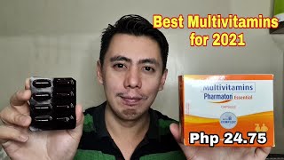 FOR IMMUNITY  PHARMATON ESSENTIALS MULTIVITAMINS WITH BCOMPLEX ASCORBIC ACID TOCOPHEROL REVIEW [upl. by Phillie]