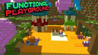 Build a FUNctional Minecraft Playground From Scratch [upl. by Akinajnat]