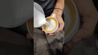 Rosetta latte art 🎭coffee starbucks trending viralvideo shorts shortvideo reelsinstagram [upl. by Crawford]