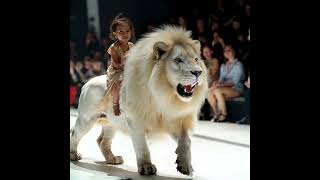 the little girl saddled the lion [upl. by Leela]