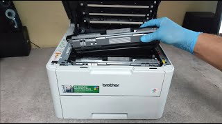 HOW TO REPLACE THE TONER CARTRIDGES AND DRUM UNITS ON BROTHER HLL3210CW HLL3230CDN HLL3270CDW [upl. by Giraldo]