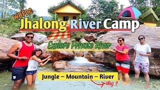 Best River Camp With Private River  Jhalong River Camp WBFDC  Jholung  Jhalong Bindu Vlog2 [upl. by Aikcir]