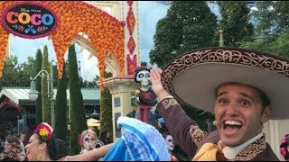 NEW Disney Pixar COCO LIVE SHOW Disneyland Resort 2017 [upl. by Odille]