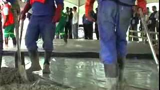 Agilia self compacting concrete video demonstration [upl. by Eidoj]