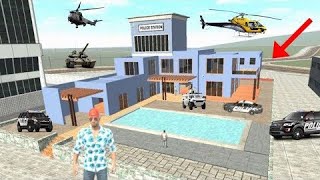 Franklin Change House to Police Station in lndian Bike Driving 3D [upl. by Eelarat]