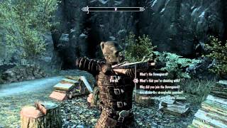 Skyrim Dawnguard  How to get the CROSSBOW spoilers [upl. by Chae]