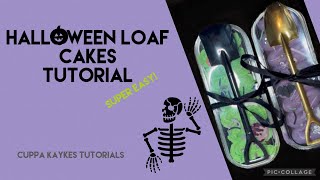 Spooky Halloween Bakes  Loaf Cakes Decorating [upl. by Publias]