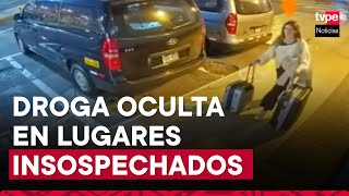 Aeropuerto Jorge Chávez así buscaban trasladar droga a París [upl. by Paule549]