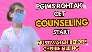 PGIMS Rohtak counseling start pgimsrohtakbscnursing nursing bsc nursing haryanamedicalcolleges [upl. by Erehc]