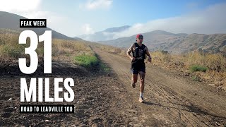 ROAD TO LEADVILLE 100  PEAK WEEK 31 MILE TRAIL RUN [upl. by Ariaes]